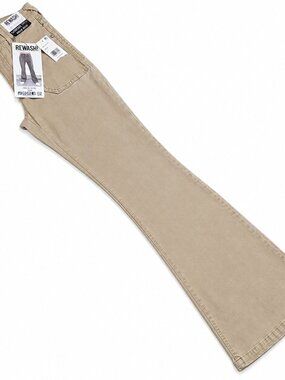 Rewash Women's Mocha High Rise Flare Jeans NWT Stretch Cotton